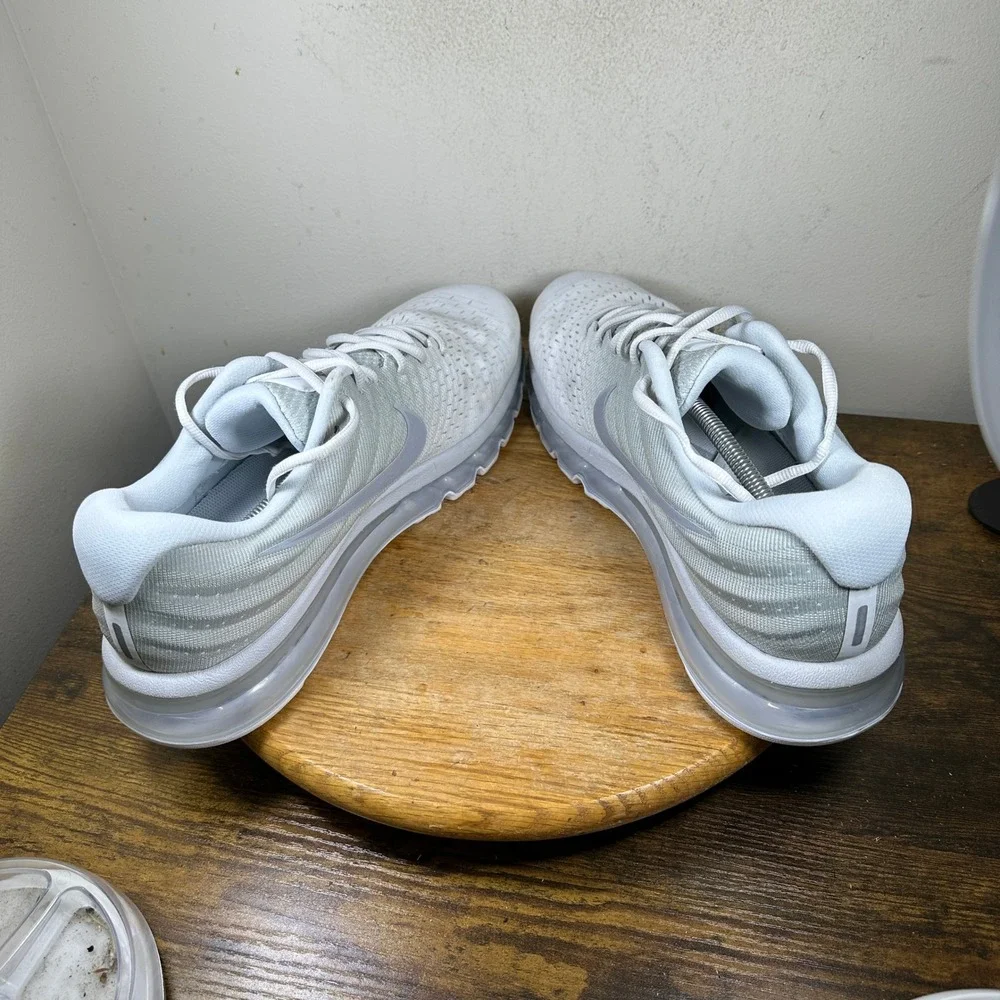 Nike Air Max 2017 Mens Running Shoes Pure Platinum Wolf Grey 849559-009 Size 14